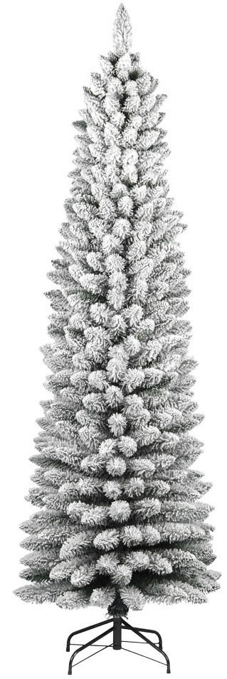 WEIHNACHTSBAUM 210 cm  - Grauweiß, Basics, Kunststoff/Metall (55/180cm)