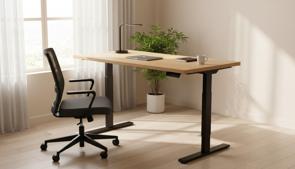 TISCHGESTELL   - Schwarz, MODERN, Metall (112/70/119/68cm) - MID.YOU