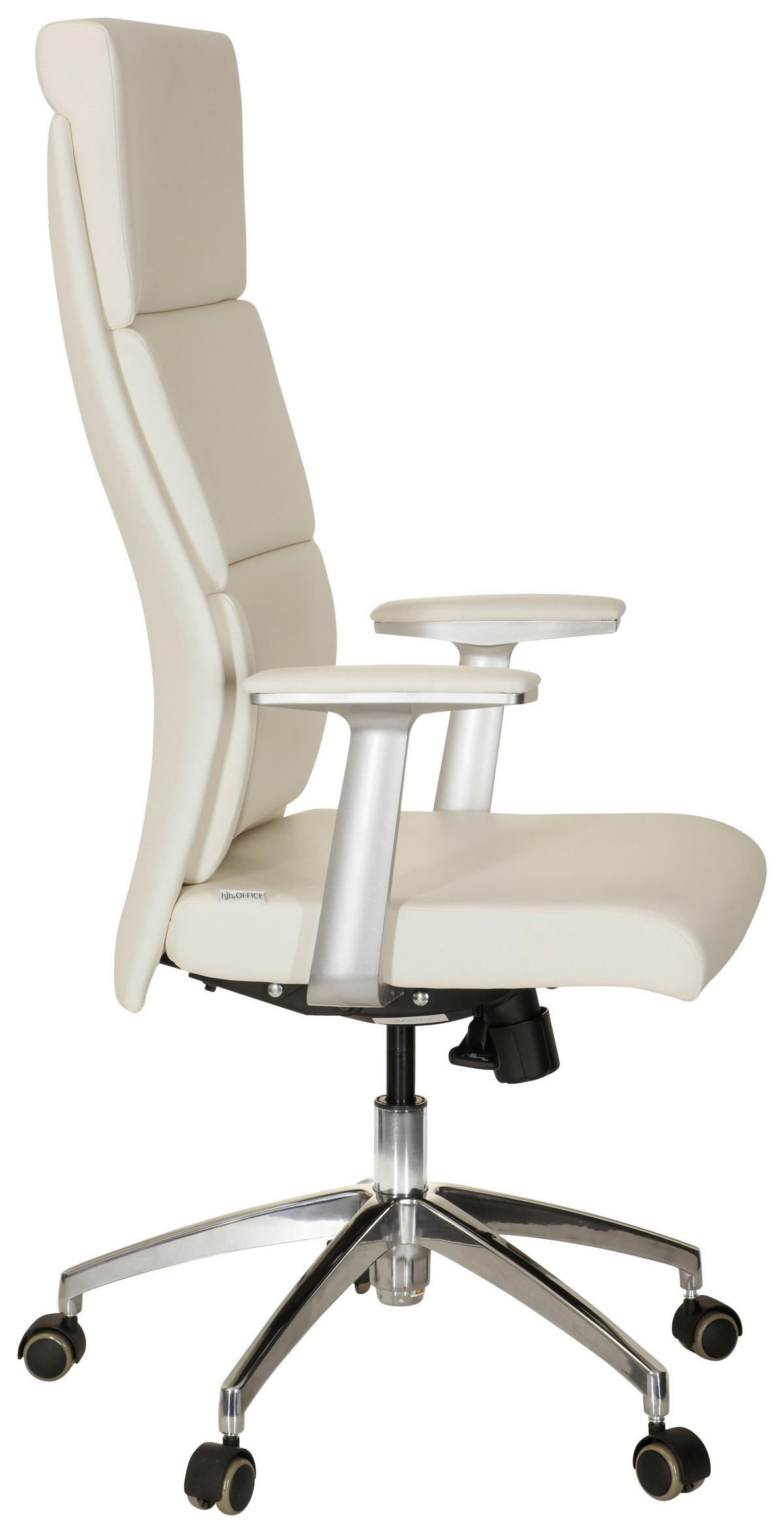 CHEFSESSEL  in Lederlook Creme  - Creme, MODERN, Leder/Kunststoff (60/131/52cm) - MID.YOU