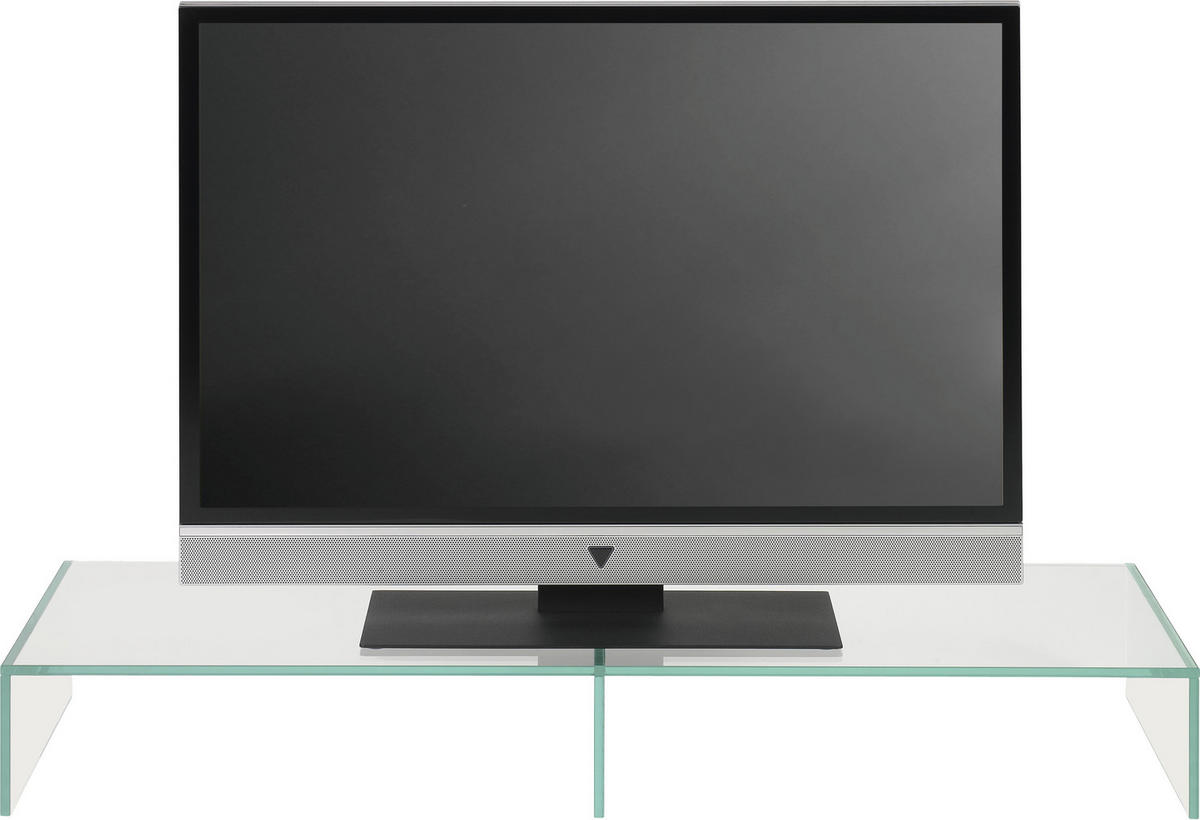 TV-AUFSATZ in Klar  - Klar, Design, Glas (110/14/35cm) - Xora