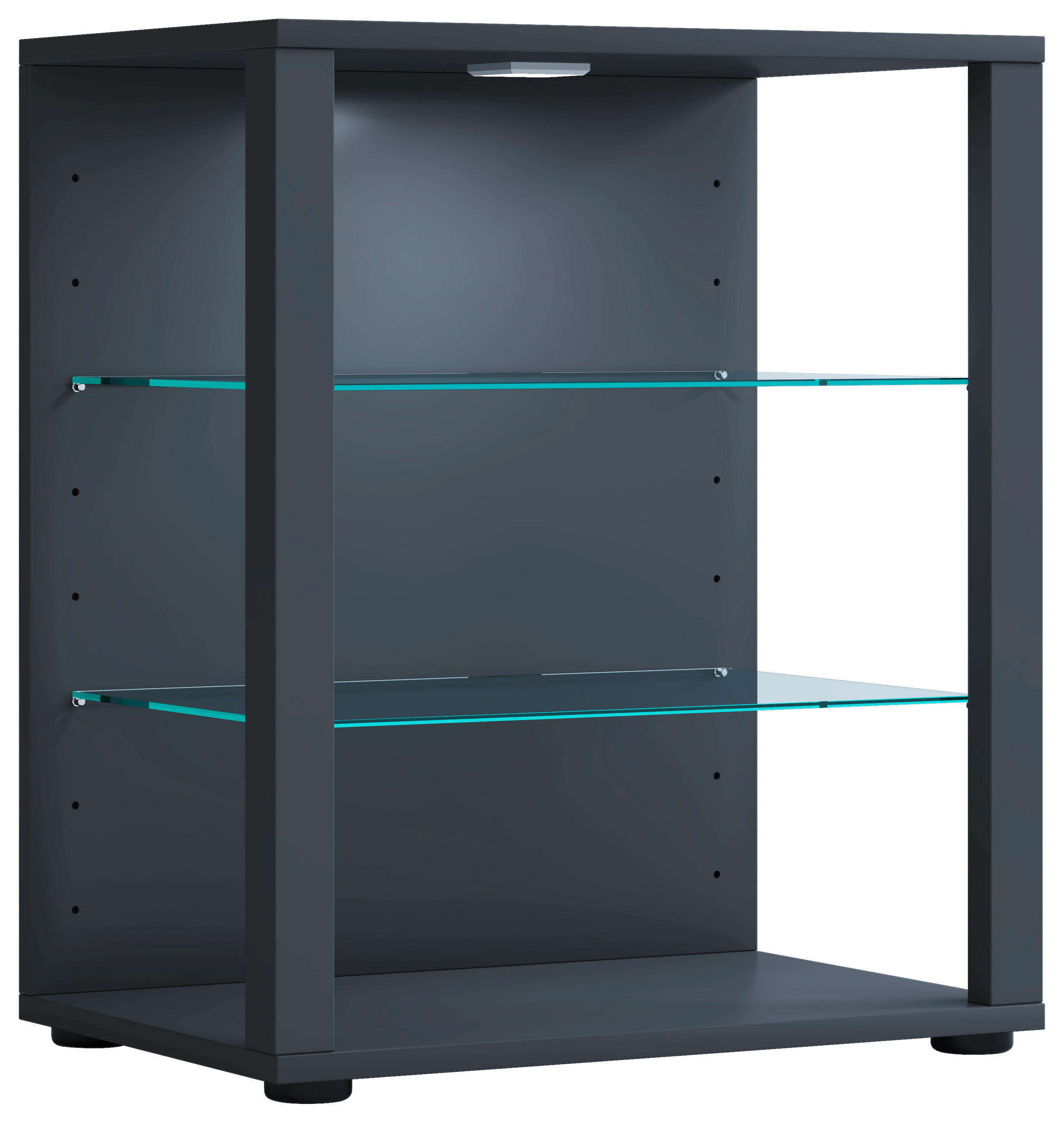 MID.YOU VITRINE Anthrazit 52cm × 35cm × 60cm