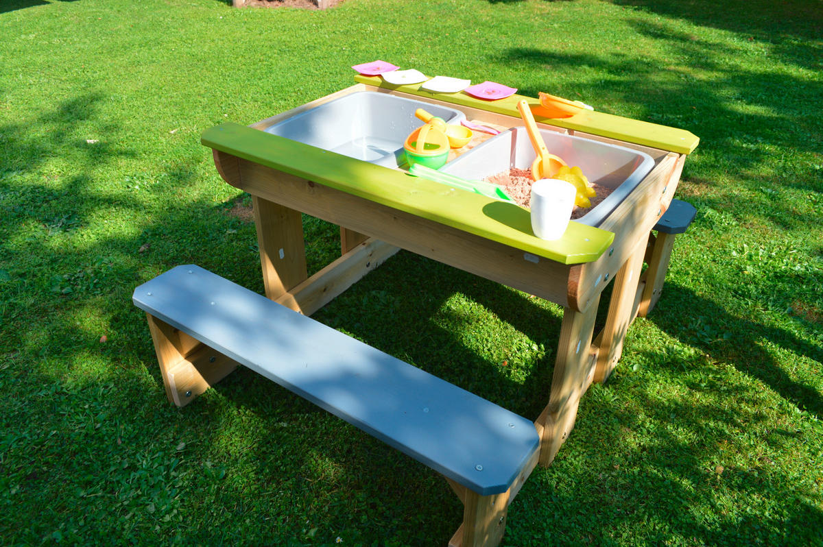 WASSERSPIELTISCH Esel  - Kieferfarben, KONVENTIONELL, Holz (100/53/80cm)