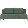 SCHLAFSOFA Bouclé Grün  - Naturfarben/Grün, Design, Holz/Textil (211/88/102cm) - Niels Andersson