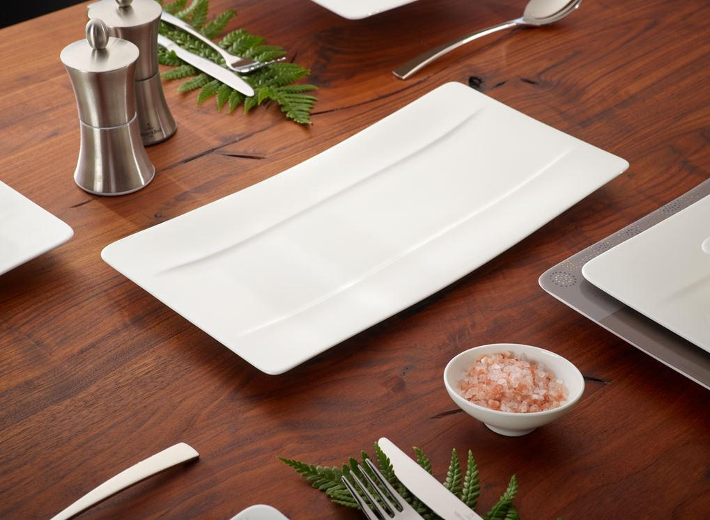 SERVIERPLATTE - Weiß, Basics, Keramik (18/35cm) - Villeroy & Boch