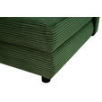 SCHLAFSOFA Taras  mit Stoffauswahl Cord Grün  - Schwarz/Grün, Design, Kunststoff/Textil (197/77/81cm) - Xora