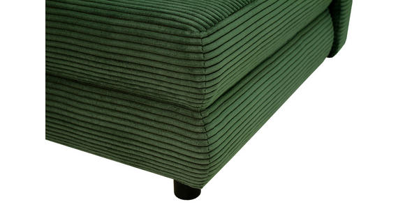 SCHLAFSOFA Taras  mit Stoffauswahl Cord Grün  - Schwarz/Grün, Design, Kunststoff/Textil (197/77/81cm) - Xora
