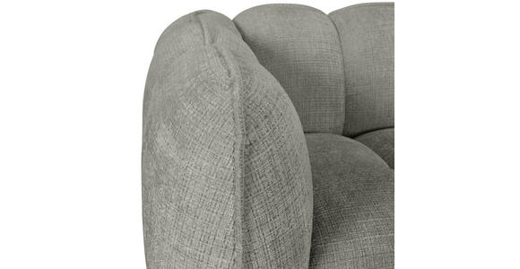 BIGSOFA in Chenille Dunkelgrau - Dunkelgrau/Schwarz, KONVENTIONELL, Kunststoff/Textil (217/74/100cm) - Carryhome