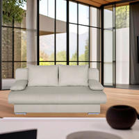 SCHLAFSOFA  in Cord Creme  - Chromfarben/Creme, Design, Holzwerkstoff/Kunststoff (193/85/86cm) - P & B