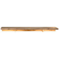 TV-AUFSATZ  Holzwerkstoff  Eichefarben  - Eichefarben, Design, Holzwerkstoff (200/15/40cm) - Livetastic