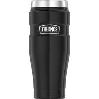 THERMOBECHER Stainless King 0,47 L  - Schwarz Hochglanz, Metall (0.47l) - Thermos