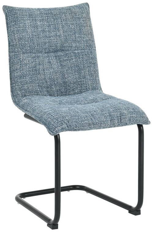 HOUPACÍ ŽIDLE, modrá - modrá/černá, Moderní, kov/textil (47/85/59cm) - Boxxx