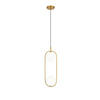 HÄNGELEUCHTE 18,5/15/140 cm   - Messingfarben, Design, Metall (18,5/15/140cm)