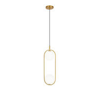 HÄNGELEUCHTE 18,5/15/140 cm   - Messingfarben, Design, Metall (18,5/15/140cm)