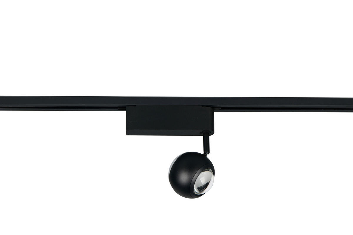 SCHIENENSYSTEM-STRAHLER - Schwarz, Konventionell, Metall (10/19cm) - Trio Leuchten