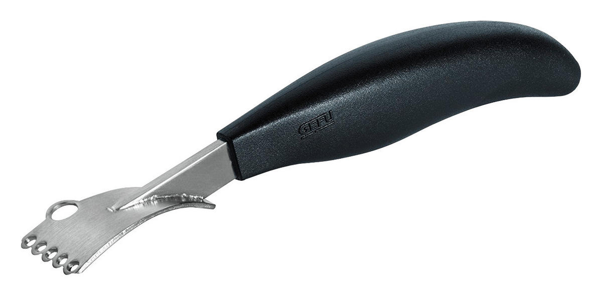 ŠKRABKA NA CITRUSOVOU KŮRU - černá/barvy nerez oceli, Basics, kov/plast (8/3/22cm) - Gefu