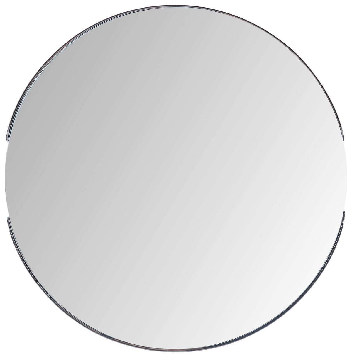 WANDSPIEGEL Nickelfarben  - Nickelfarben, Trend, Glas/Metall (50/50/3,5cm) - Carryhome