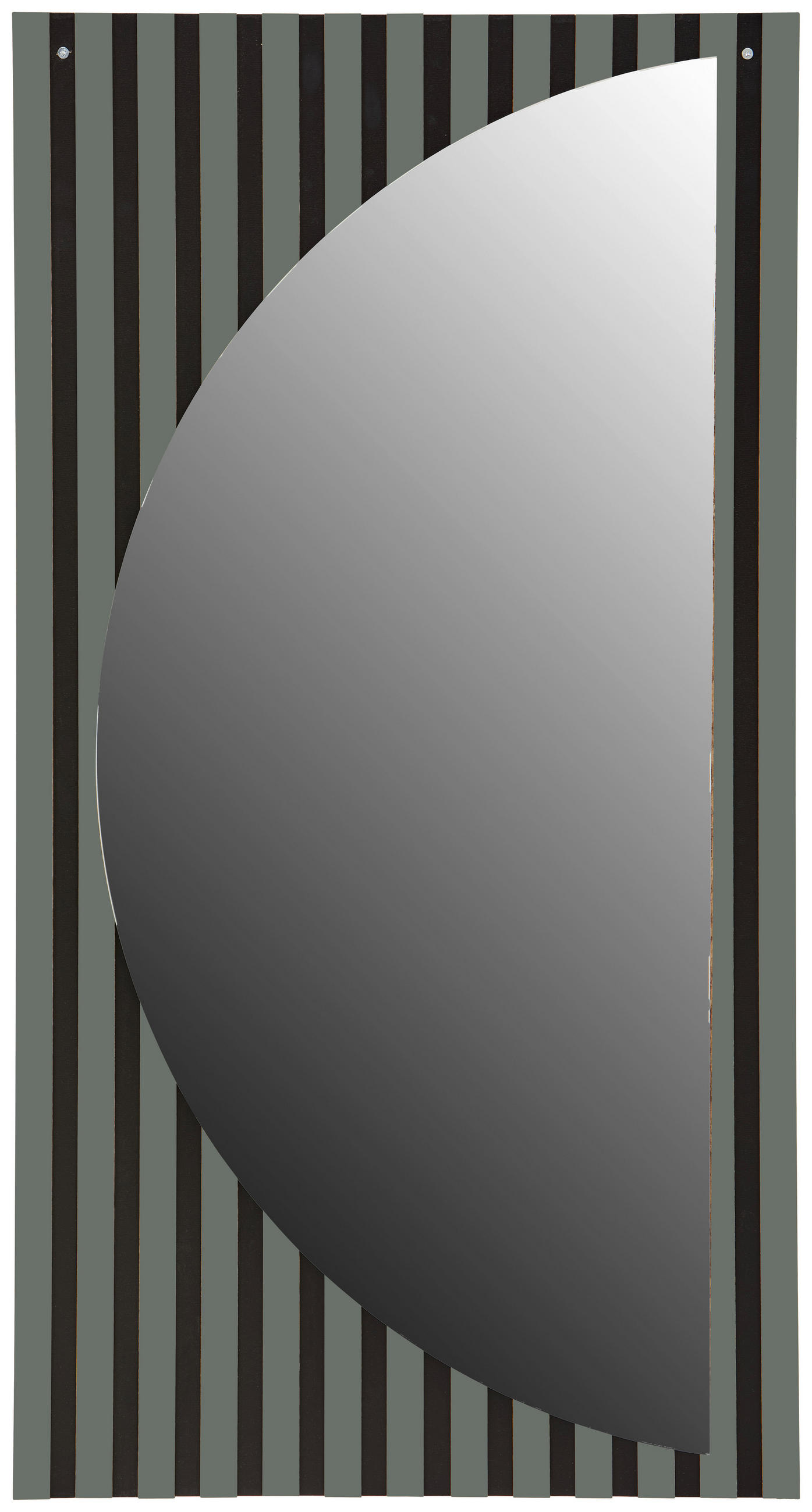 WANDSPIEGEL 53/100/7,3 cm    in rechteckig  - Salbeigrün/Schwarz, Design, Glas/Holzwerkstoff (53/100/7,3cm) - Carryhome