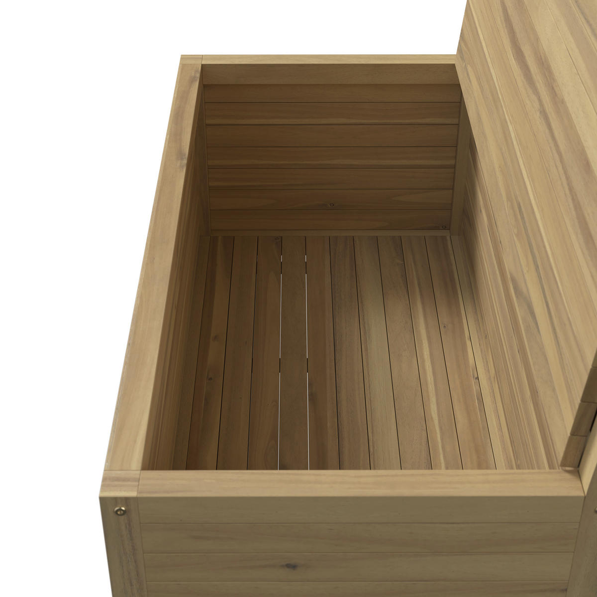 GARTENBANK 120/90/58 cm  in Akaziefarben  - Akaziefarben, ROMANTIK / LANDHAUS, Holz (120/90/58cm) - Ambia Garden