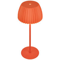 AKKU-TISCHLEUCHTE 14,5/36,5 cm  - Orange, Basics, Kunststoff/Metall (14,5/36,5cm)