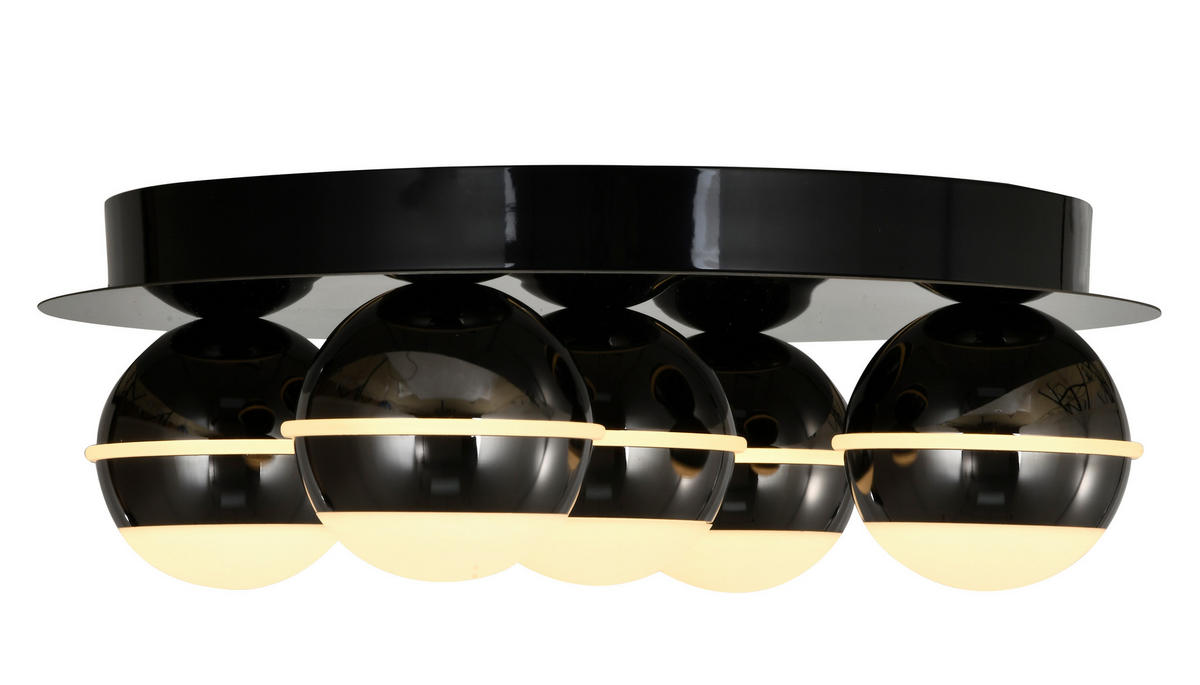 LED-DECKENLEUCHTE Biarritz 40/40/14 cm  - Sandfarben, Design, Kunststoff/Metall (40/40/14cm)