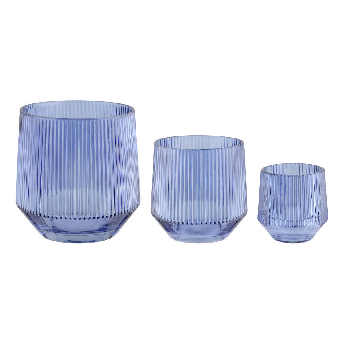 WINDLICHT - Blau, LIFESTYLE, Glas (14,3/14,3cm)