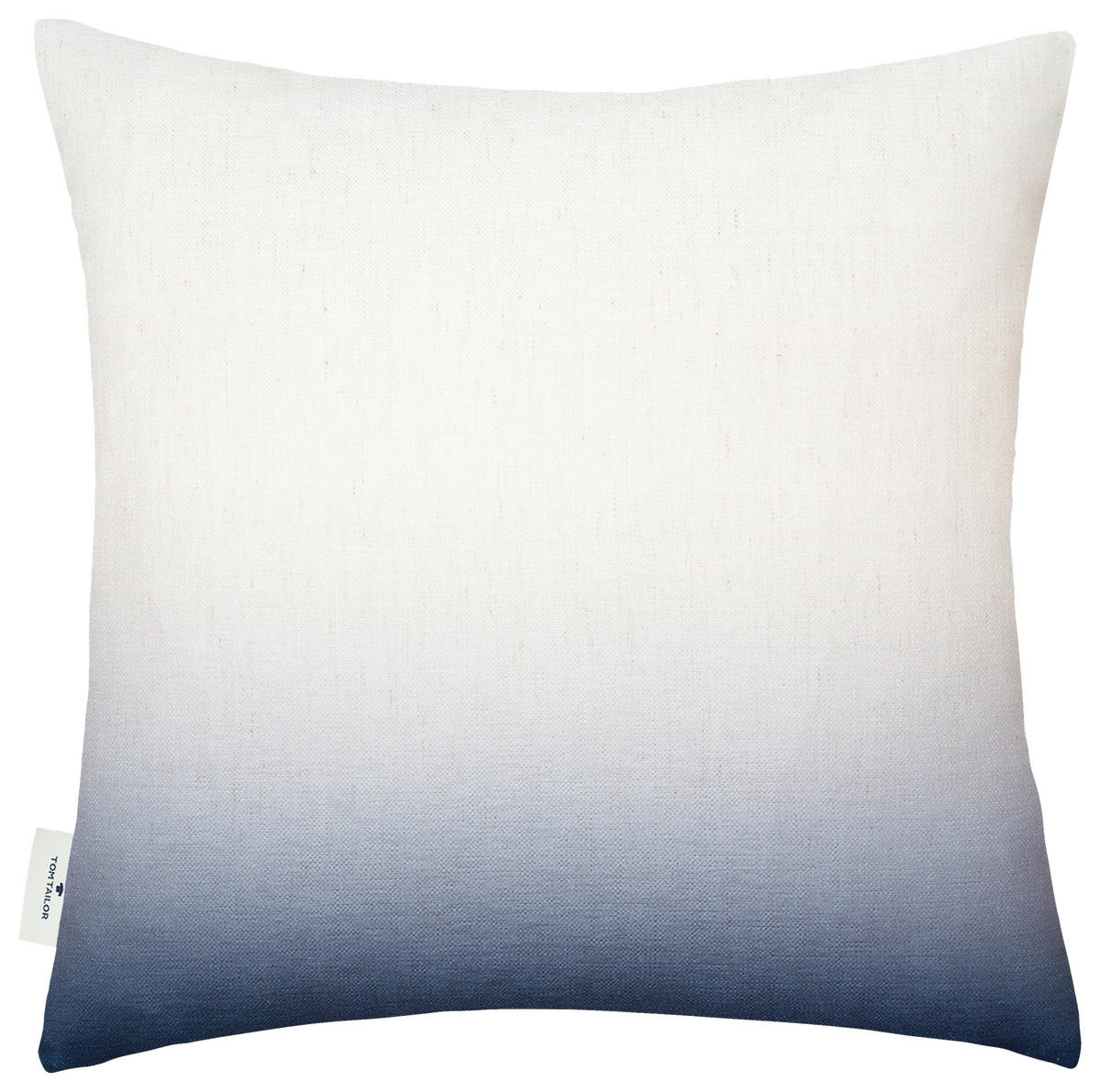 KISSENHÜLLE T-GRADIENT SIGN. Gradient 45/45 cm  - Creme/Weiß, KONVENTIONELL, Textil (45/45cm) - Tom Tailor