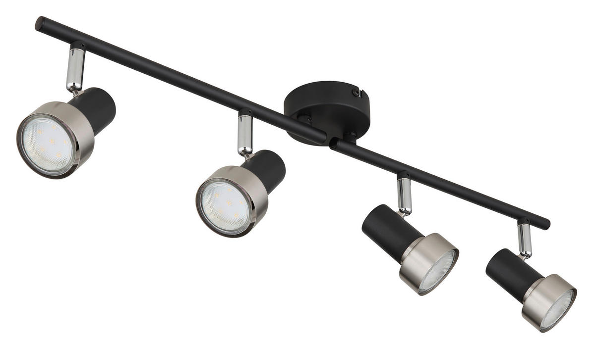 STRAHLER - Chromfarben/Schwarz, Konventionell, Metall (60/8,5/13,5cm) - Globo