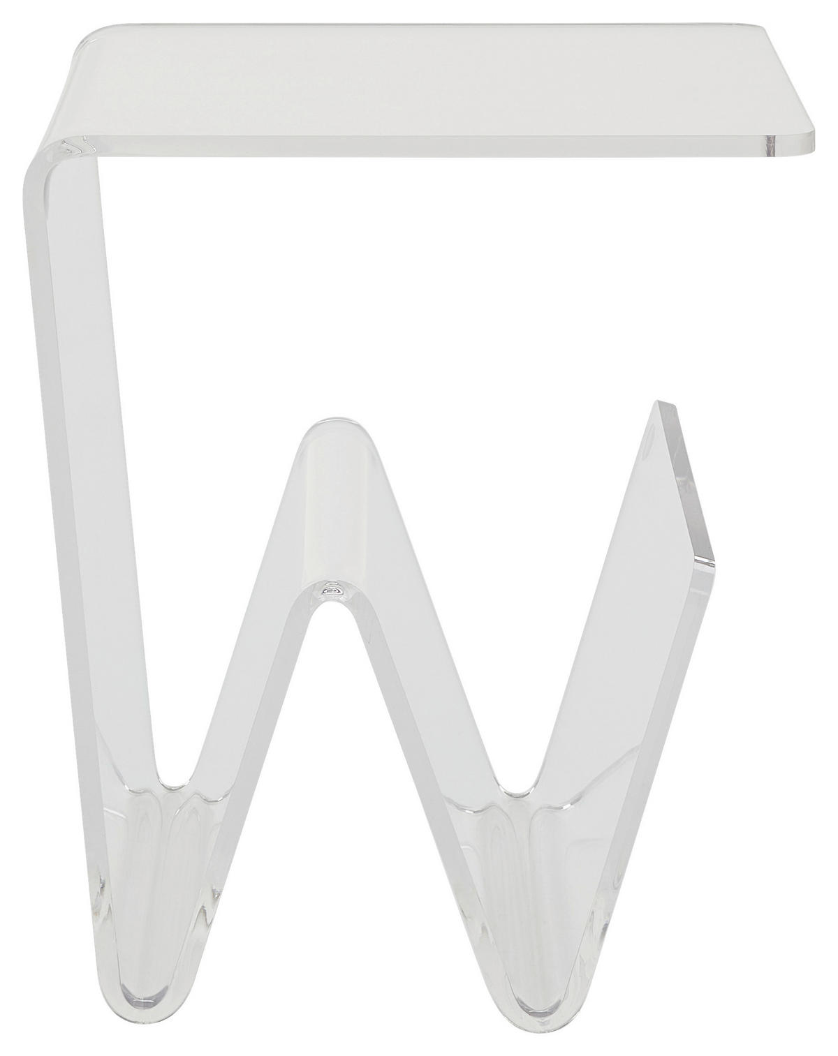 STOJAN NA NOVINY, čiré - čiré, Design, plast (35/41,5/35cm)