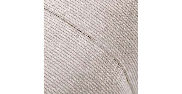 HOCKER in Textil Hellgrau  - Hellgrau/Schwarz, Design, Kunststoff/Textil (43/50/43cm) - Novel