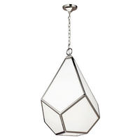 SVJETILJKA VISEĆA  48.3/88.9 cm      Elstead Diamond  - boje nikla, Basics, metal (48.3/88.9cm) - Elstead Lighting
