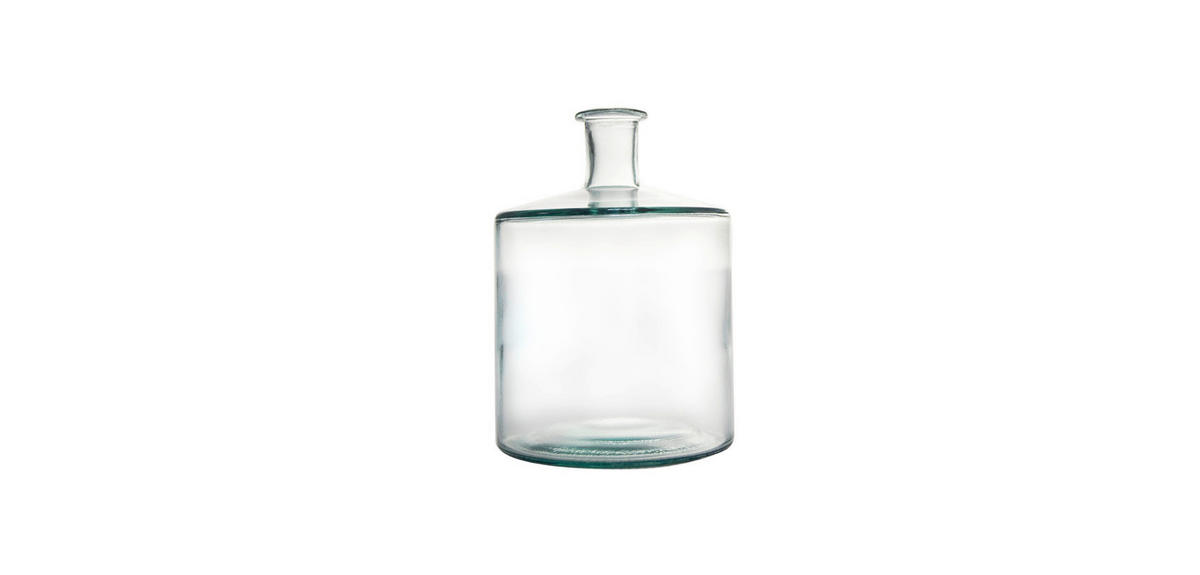 VÁZA  - világosszürke, Basics, Üveg (26cm)