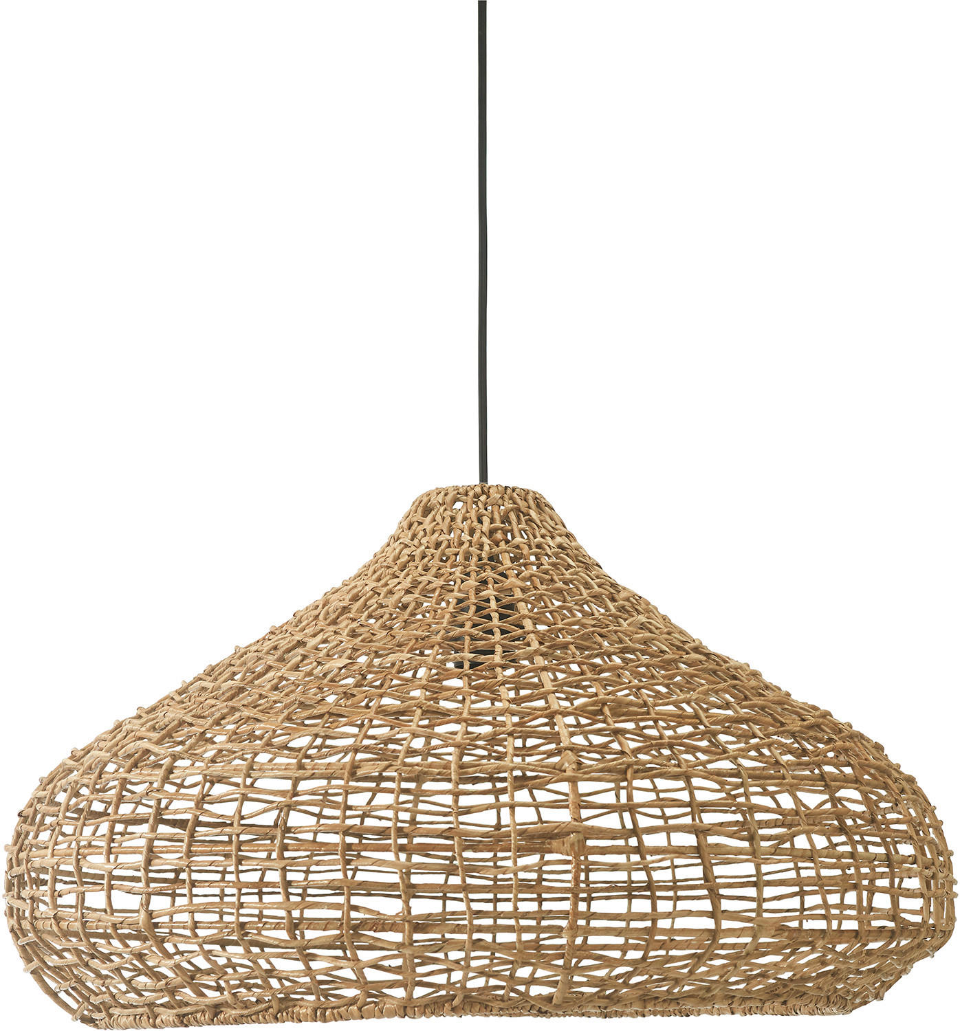 HÄNGLAMPA UTOMHUS PR Home MIRA 58/32 cm  - Natur, metall/naturmaterial (58/32cm)