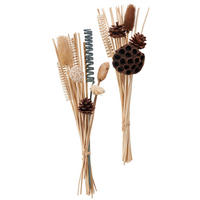 TROCKENBLUMENSTRAUß - Braun/Naturfarben, Natur, Naturmaterialien (50cm)