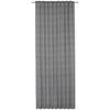 GARDINLÄNGD halvtransparent  - mörkgrå, Klassisk, textil (140/245cm) - Esposa