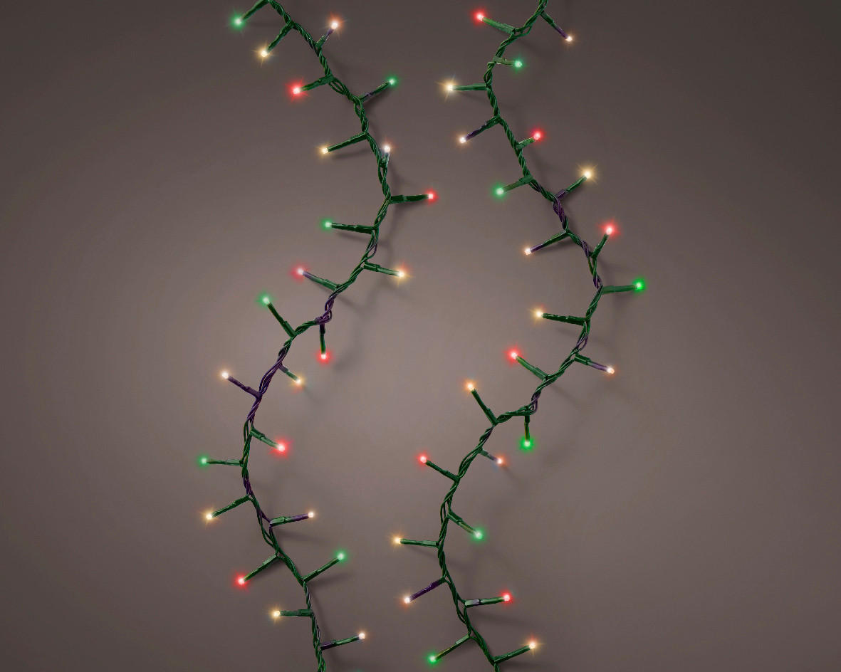 GHIRLANDĂ LUMINOASĂ - verde/roșu, Basics (2250,00cm)