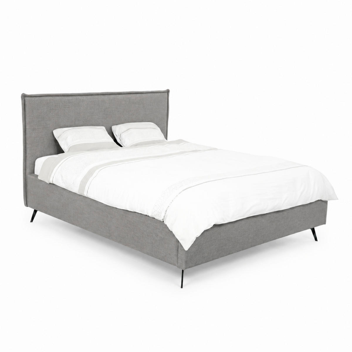 POLSTERBETT Lattenrost, Bettkasten Taupe 180/200 cm  - Taupe/Schwarz, MODERN, Holz/Textil (180/200cm) - MID.YOU