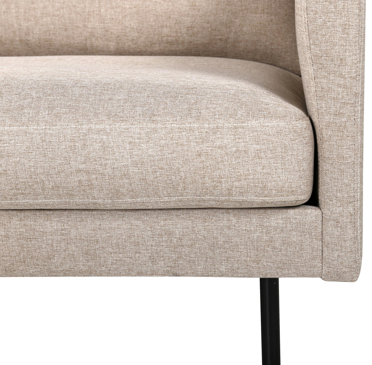 FÅTÖLJ i metall, textil  - Design, metall/textil (95/80/84cm) - Livetastic
