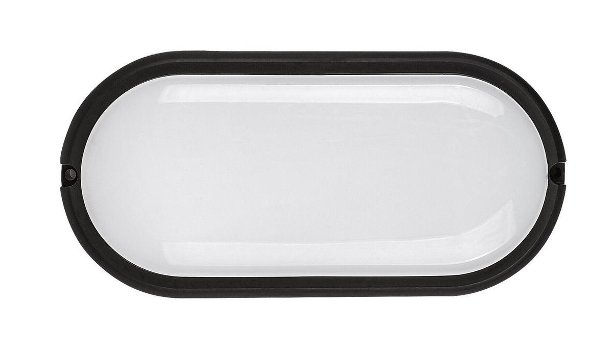 ZUNANJA STROPNA SVETILKA  Hort  20/10 cm           - črna/bela, Basics, umetna masa (20/10cm)