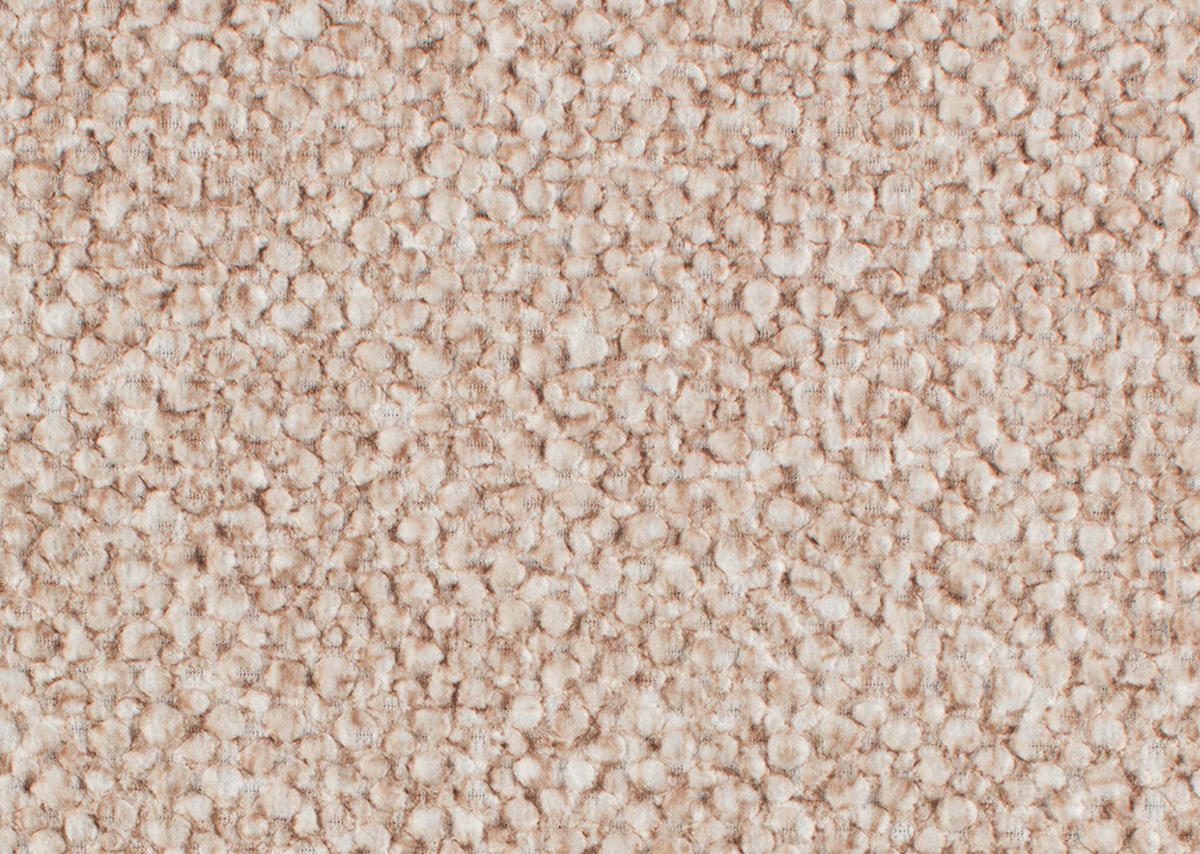 ECKSOFA in Bouclé Beige  - Beige/Schwarz, Natur, Textil/Metall (288/233cm) - Valnatura