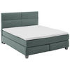 BOXSPRINGBETT - Salbeigrün/Naturfarben, MODERN, Holz/Textil (180/200cm) - Beldomo - Sleep