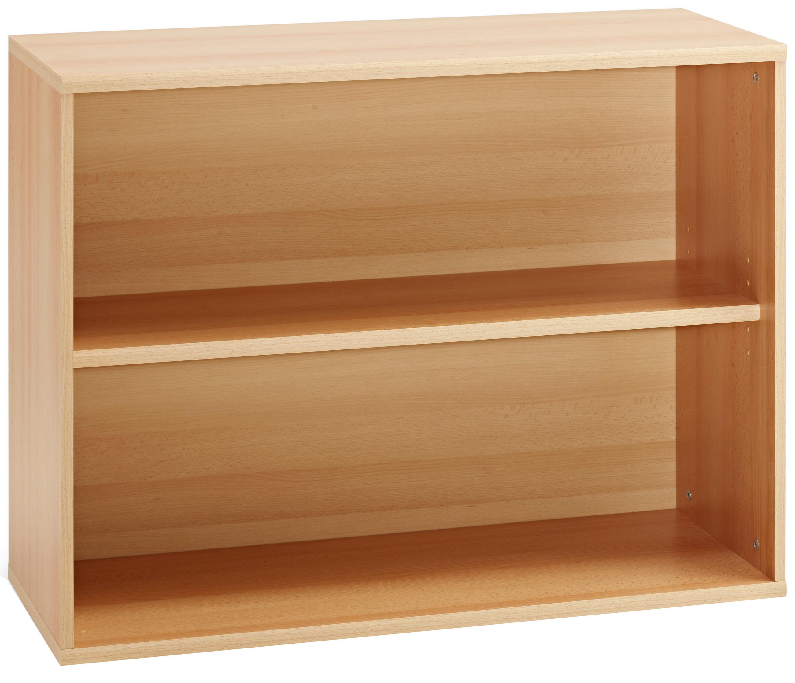 AKTENREGAL 100/75,4/39,5 cm - Buchefarben/Schwarz, Basics, Holzwerkstoff/Kunststoff (100/75,4/39,5cm) - MID.YOU