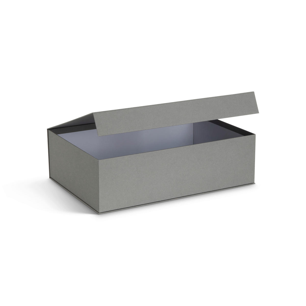 AUFBEWAHRUNGSBOX    29.5/42.5/13 cm  - Grau, Basics, Karton/Papier (29.5/42.5/13cm)