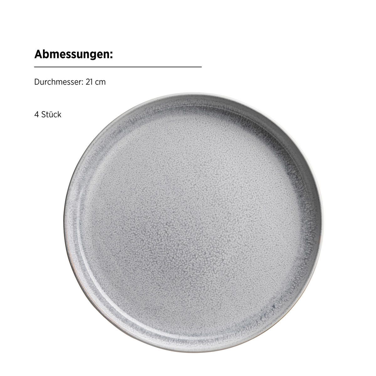 FRÜHSTÜCKSSERVICE Grau, Beige AQUATA 16-teilig 4 Personen  - Beige/Grau, Basics, Keramik - Mäser