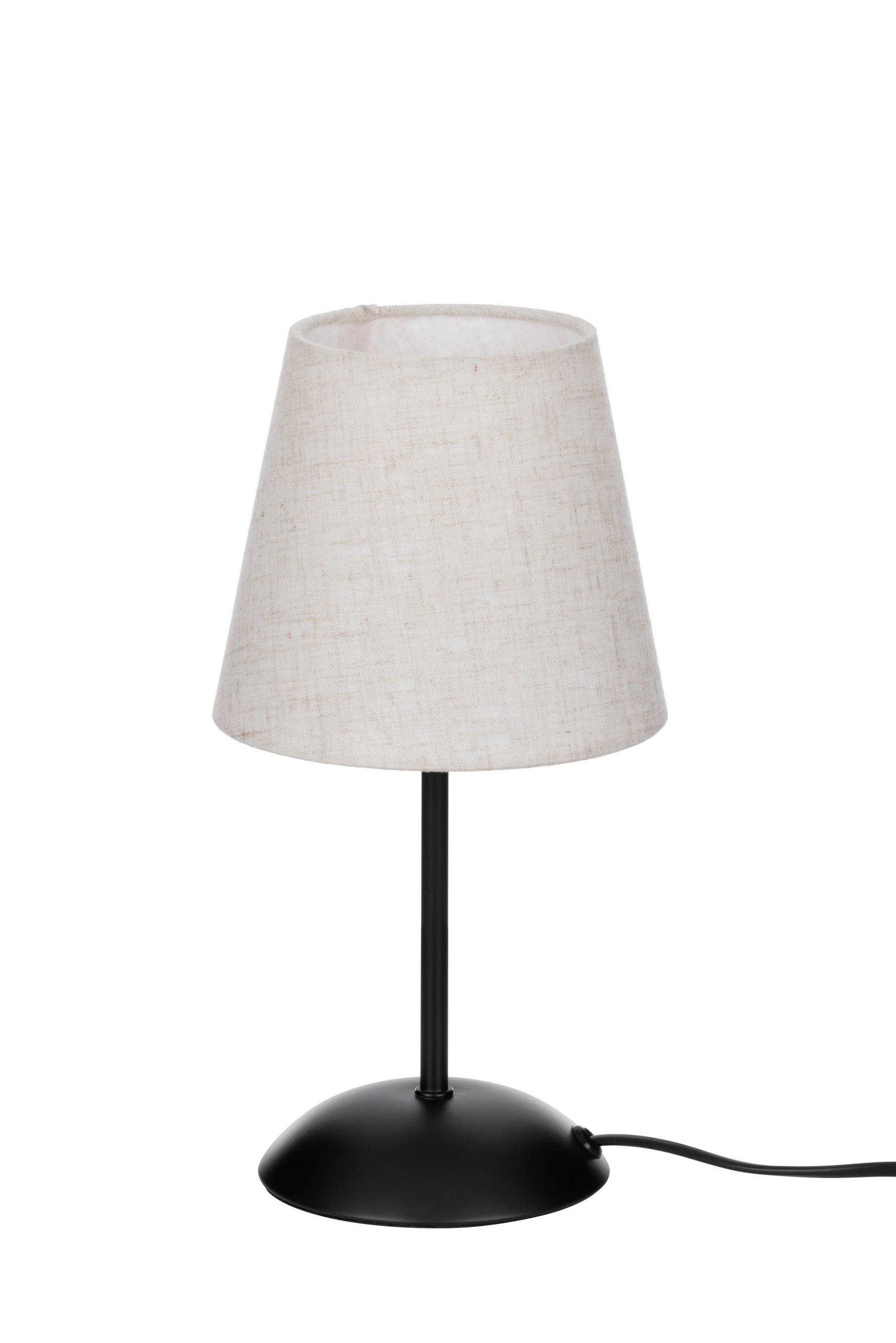 BORDSLAMPA Basic 15/29 cm   - beigebrun/svart, Klassisk, metall/textil (15/29cm) - Boxxx