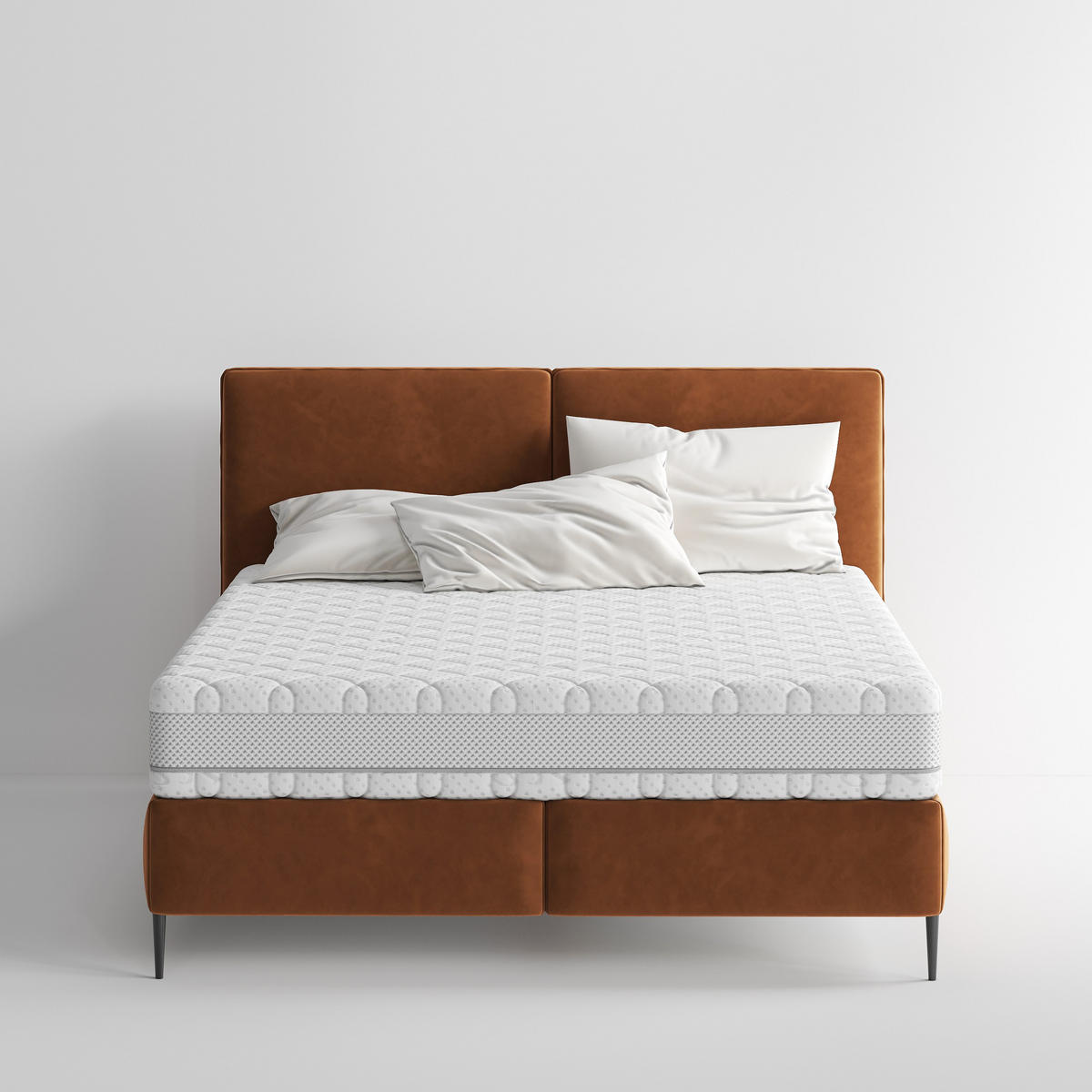 TASCHENFEDERKERNMATRATZE - Weiß, Basics, Textil (90/200cm) - Chameo