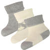SOCKEN 3 Stück  - Naturfarben/Grau, Trend, Textil (One Sizenull) - My Baby Lou