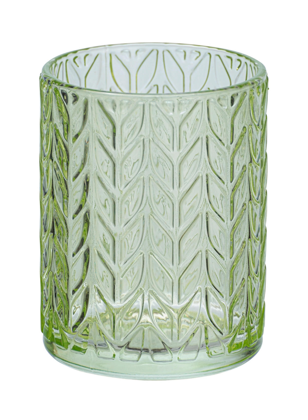 ZAHNPUTZBECHER  - Grün, Basics, Glas (7,5/10/7,5cm) - Wenko