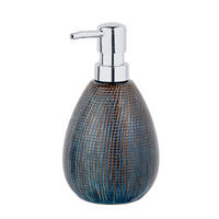 SEIFENSPENDER  - Blau/Chromfarben, KONVENTIONELL, Keramik/Kunststoff (9,5/17,5/9cm) - Schöner Wohnen