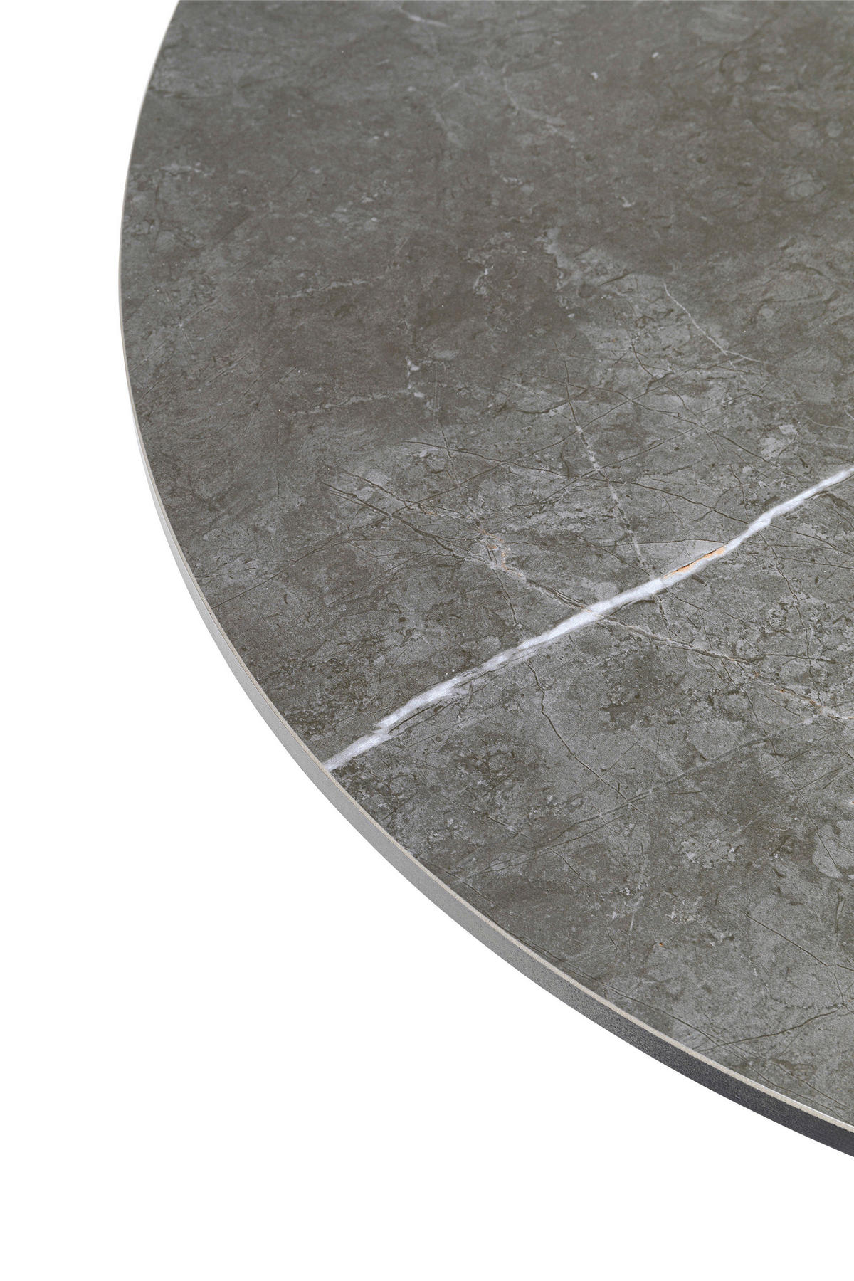 ESSTISCH in Metall, Keramik 180/120/76 cm  - Schwarz, Design, Keramik/Metall (180/120/76cm) - Kare-Design