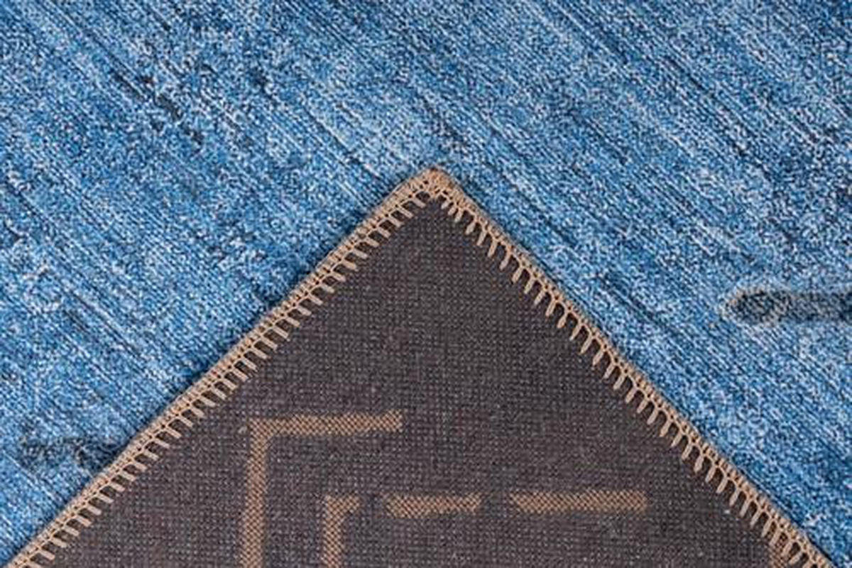 VINTAGE KOBEREC, 120/180 cm, modrá, zlatá - modrá/zlatá, Design, textil (120/180cm)